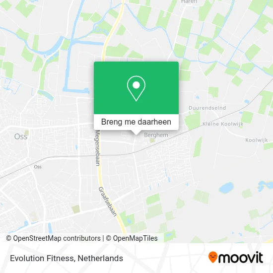 Evolution Fitness kaart