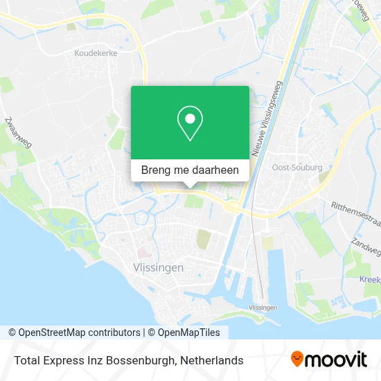 Total Express Inz Bossenburgh kaart