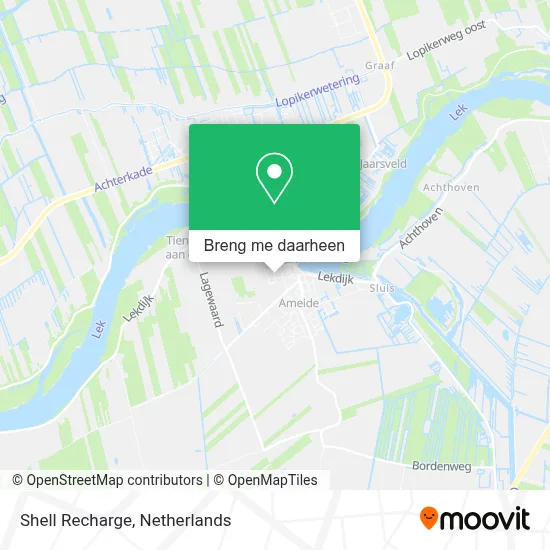 Shell Recharge kaart