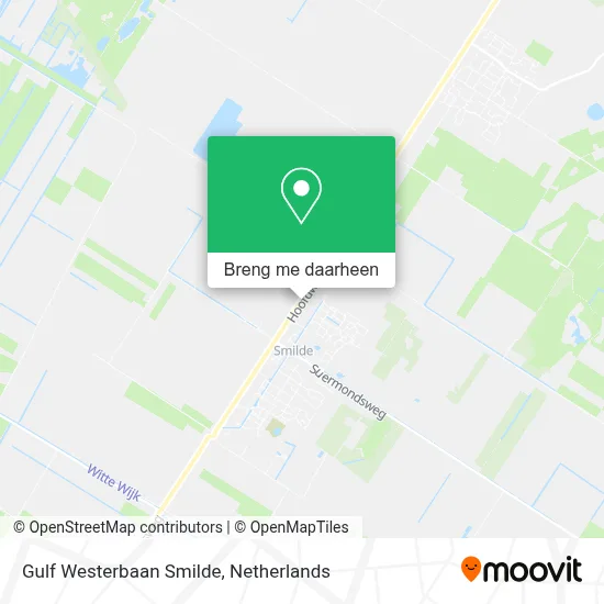 Gulf Westerbaan Smilde kaart