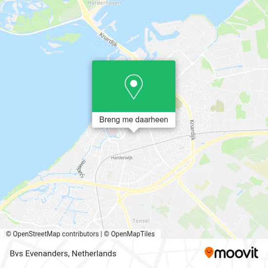 Bvs Evenanders kaart