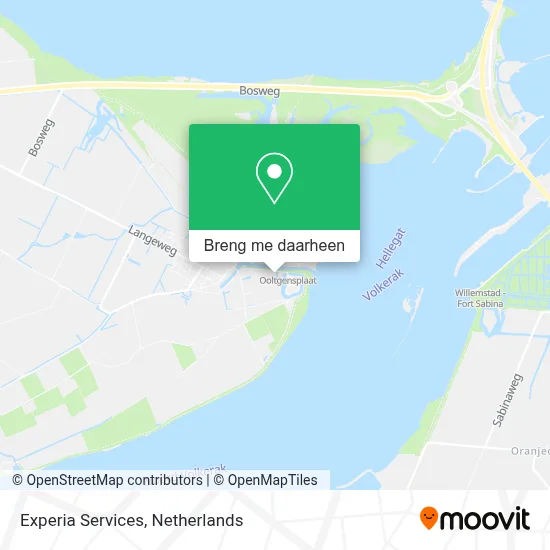 Experia Services kaart
