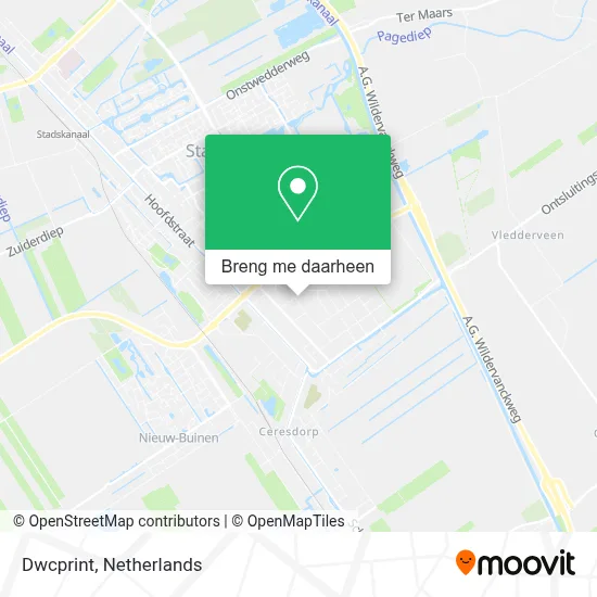 Dwcprint kaart