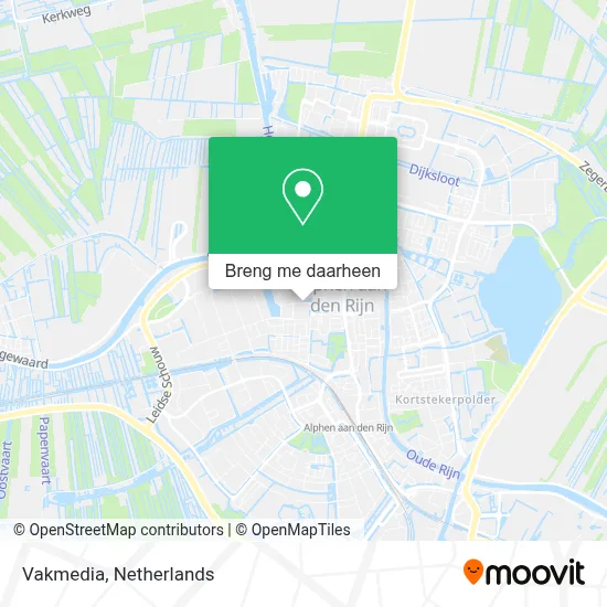 Vakmedia kaart