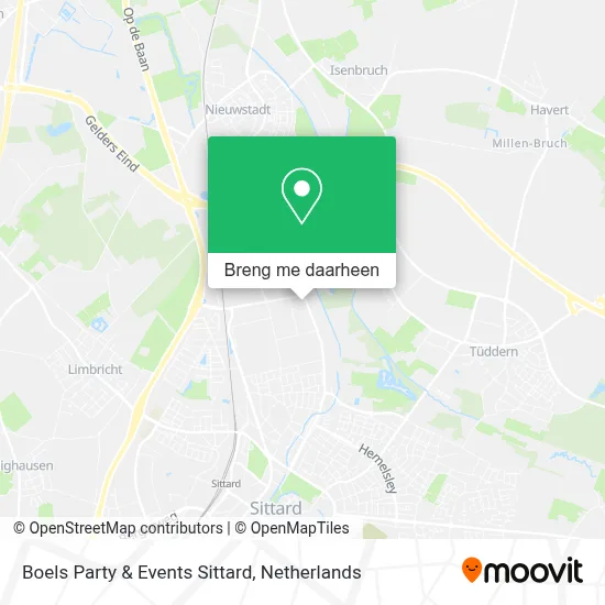 Boels Party & Events Sittard kaart