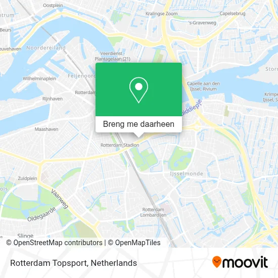 Rotterdam Topsport kaart
