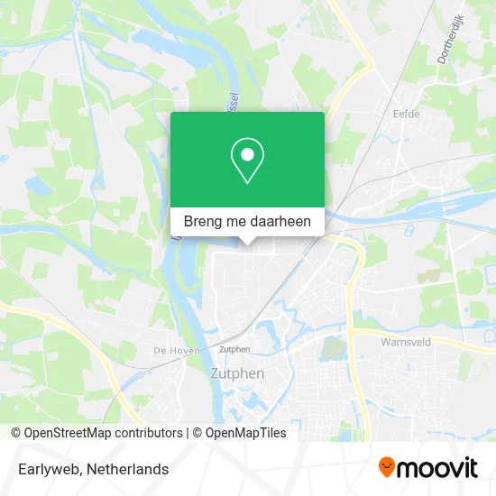 Earlyweb kaart