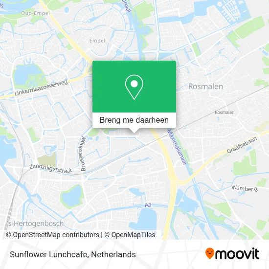 Sunflower Lunchcafe kaart