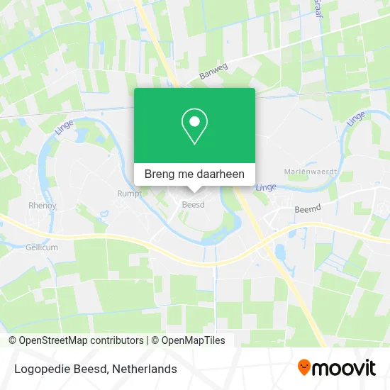 Logopedie Beesd kaart