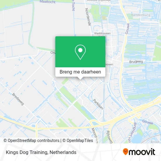 Kings Dog Training kaart