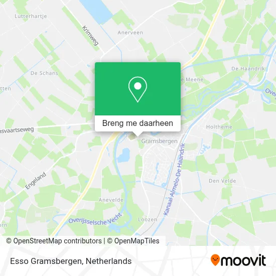 Esso Gramsbergen kaart
