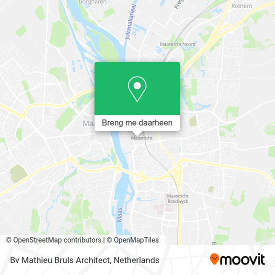 Bv Mathieu Bruls Architect kaart