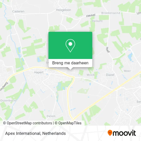 Apex International kaart