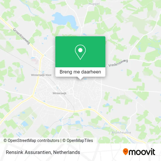 Rensink Assurantien kaart