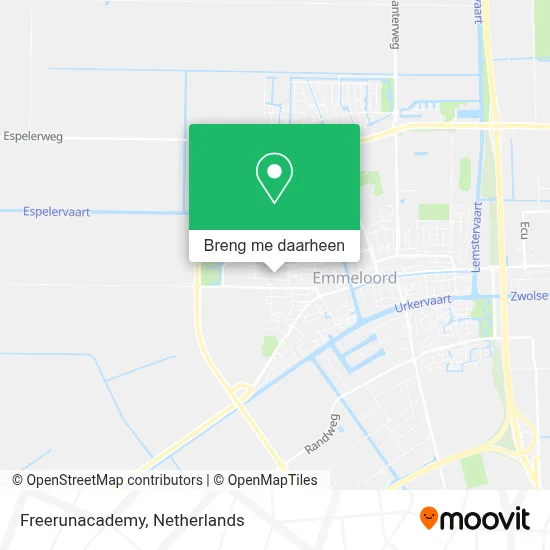 Freerunacademy kaart