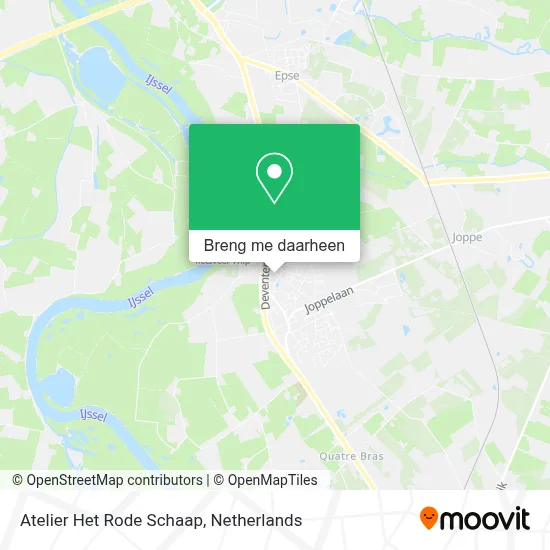 Atelier Het Rode Schaap kaart