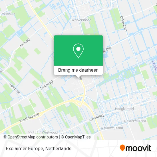 Exclaimer Europe kaart