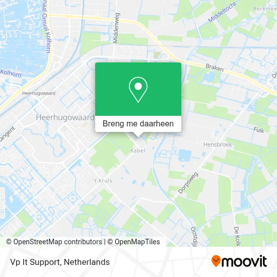 Vp It Support kaart