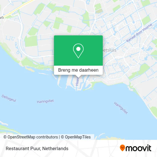 Restaurant Puur kaart