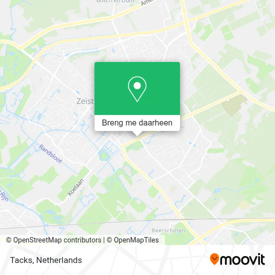 Tacks kaart