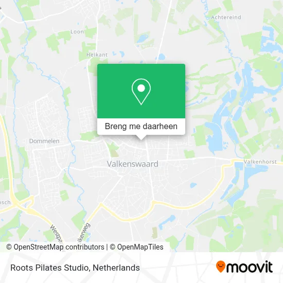 Roots Pilates Studio kaart
