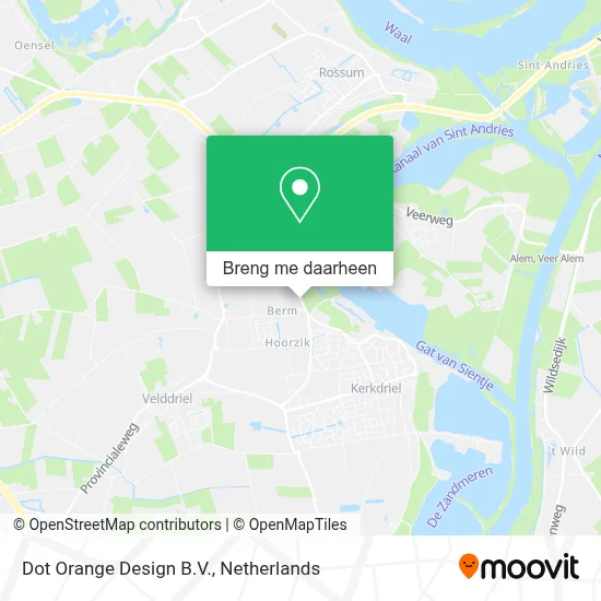 Dot Orange Design B.V. kaart