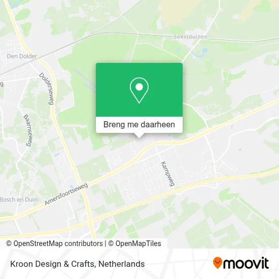 Kroon Design & Crafts kaart
