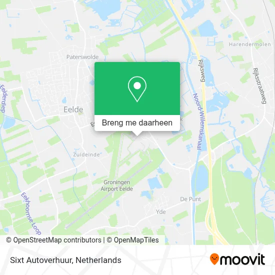 Sixt Autoverhuur kaart