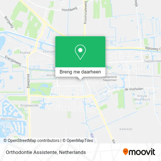 Orthodontie Assistente kaart