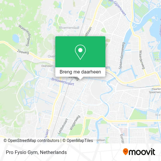 Pro Fysio Gym kaart