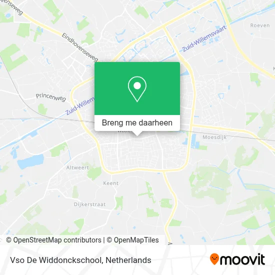 Vso De Widdonckschool kaart
