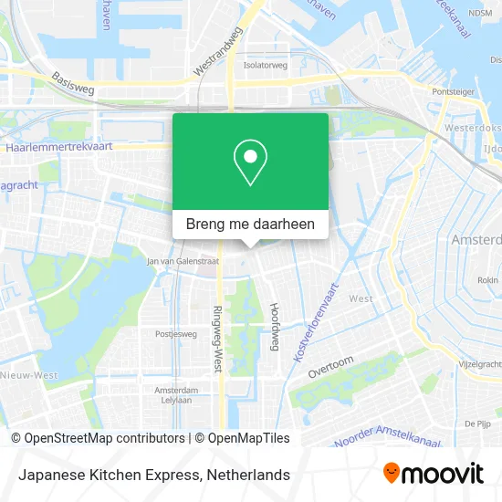 Japanese Kitchen Express kaart