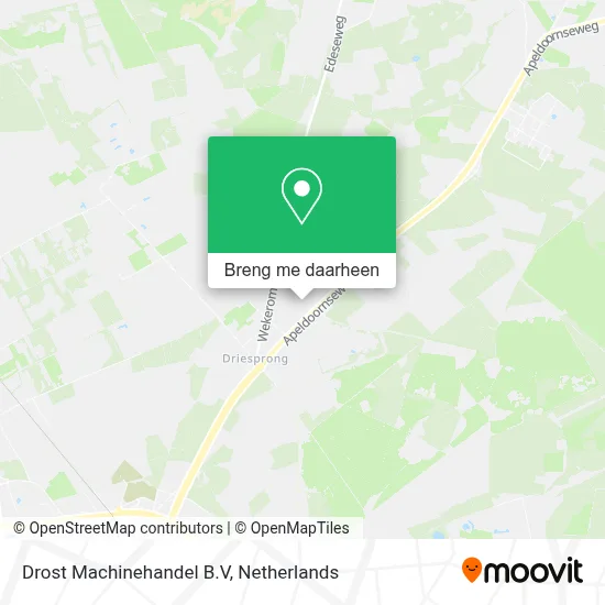 Drost Machinehandel B.V kaart