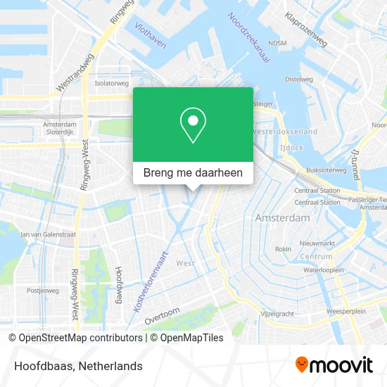 Hoofdbaas kaart