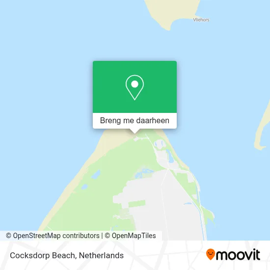 Cocksdorp Beach kaart