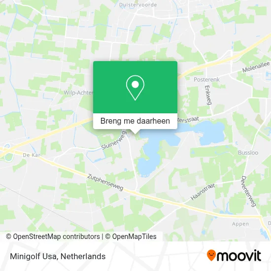 Minigolf Usa kaart