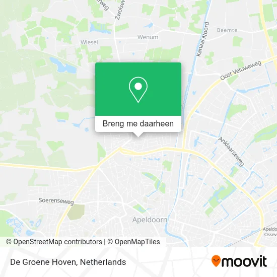 De Groene Hoven kaart