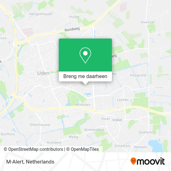 M-Alert kaart