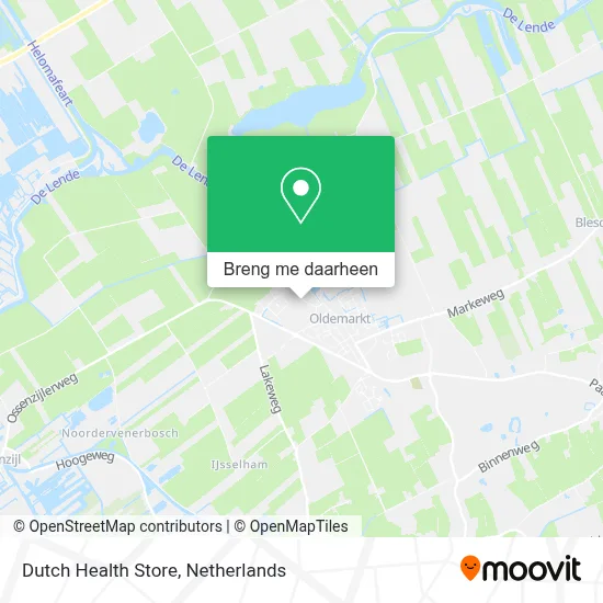 Dutch Health Store kaart