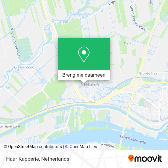 Haar Kapperie kaart