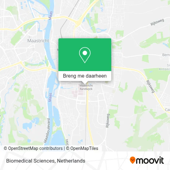 Biomedical Sciences kaart