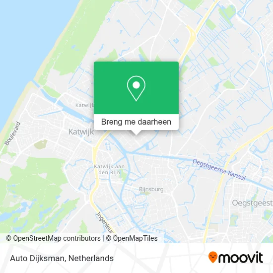Auto Dijksman kaart