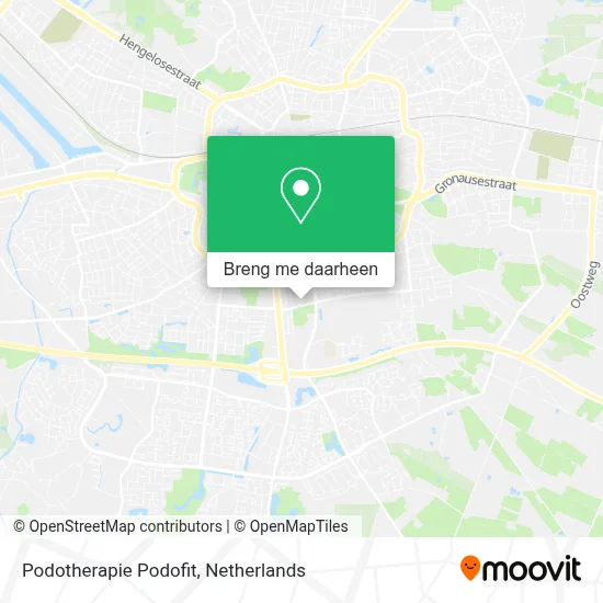 Podotherapie Podofit kaart