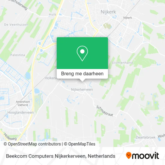 Beekcom Computers Nijkerkerveen kaart