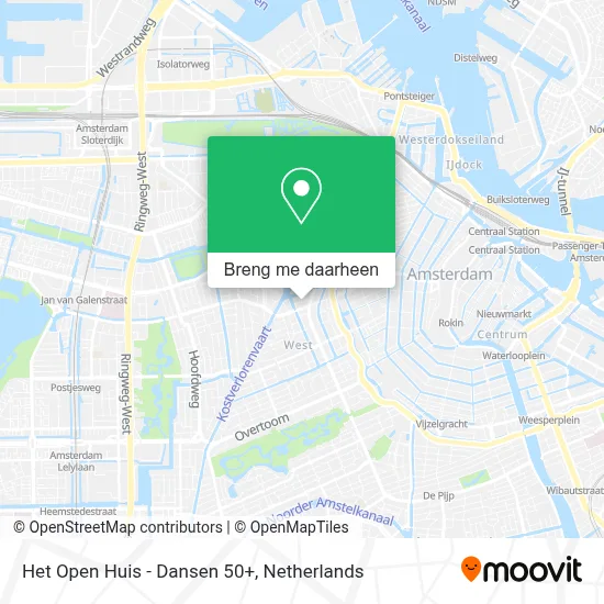 Het Open Huis - Dansen 50+ kaart