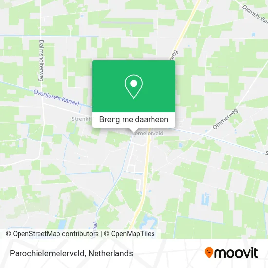 Parochielemelerveld kaart