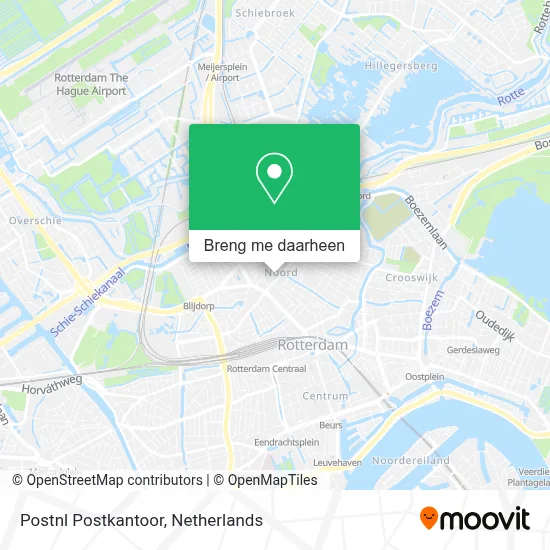 Postnl Postkantoor kaart