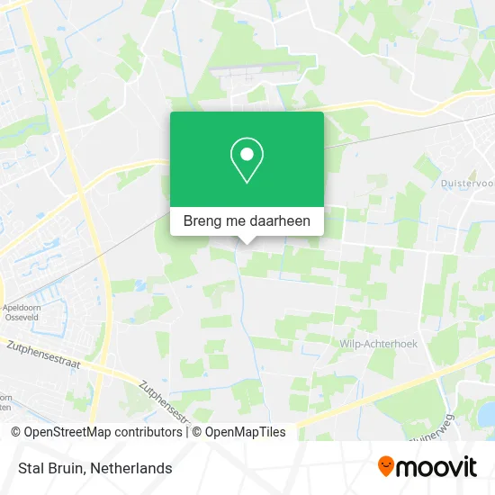 Stal Bruin kaart