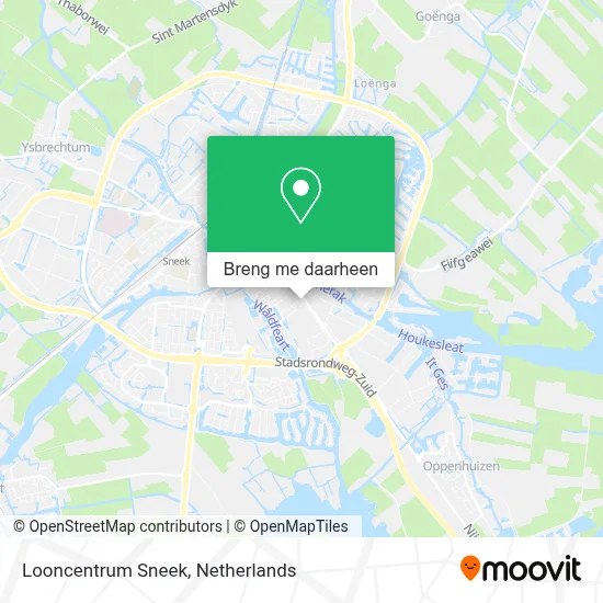 Looncentrum Sneek kaart