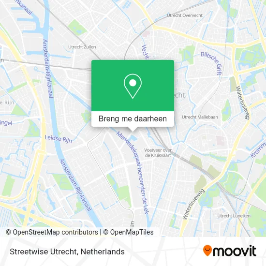Streetwise Utrecht kaart